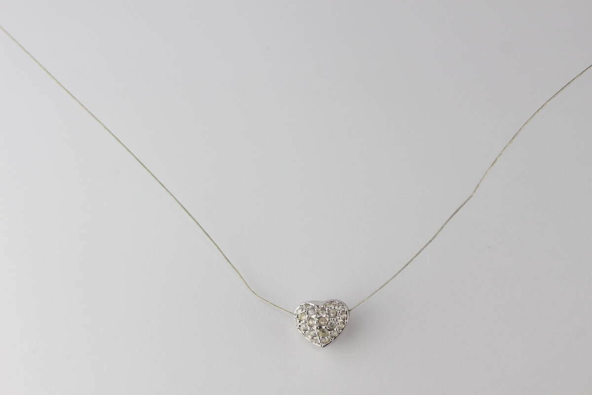 SWAROVSKI スワロフスキー ハート ストーン ネックレス拍卖