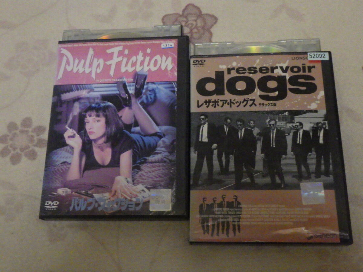 中古★DVD★パルプフィクション★レザボアドックス★激レア★クエンティンタランテーノ★格安★2枚★2巻★2本拍卖
