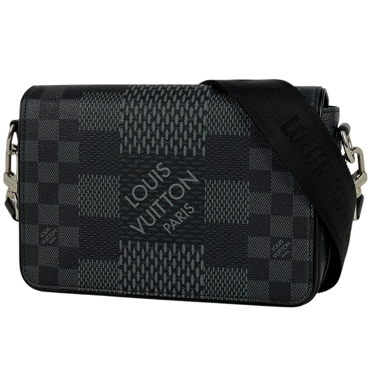 ルイ・ヴィトン Louis Vuitton ステュディオ メッセンジャー 3D ダミエグラフィット ノワール(ブラック) N50013 メンズ 【中古】拍卖