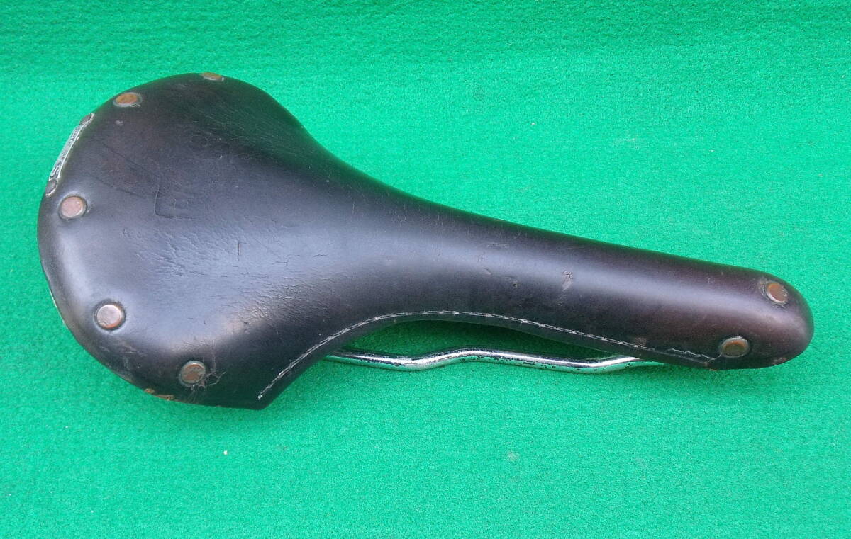 ■K250323-1 英 ブルックス 革サドル 年代物拍卖