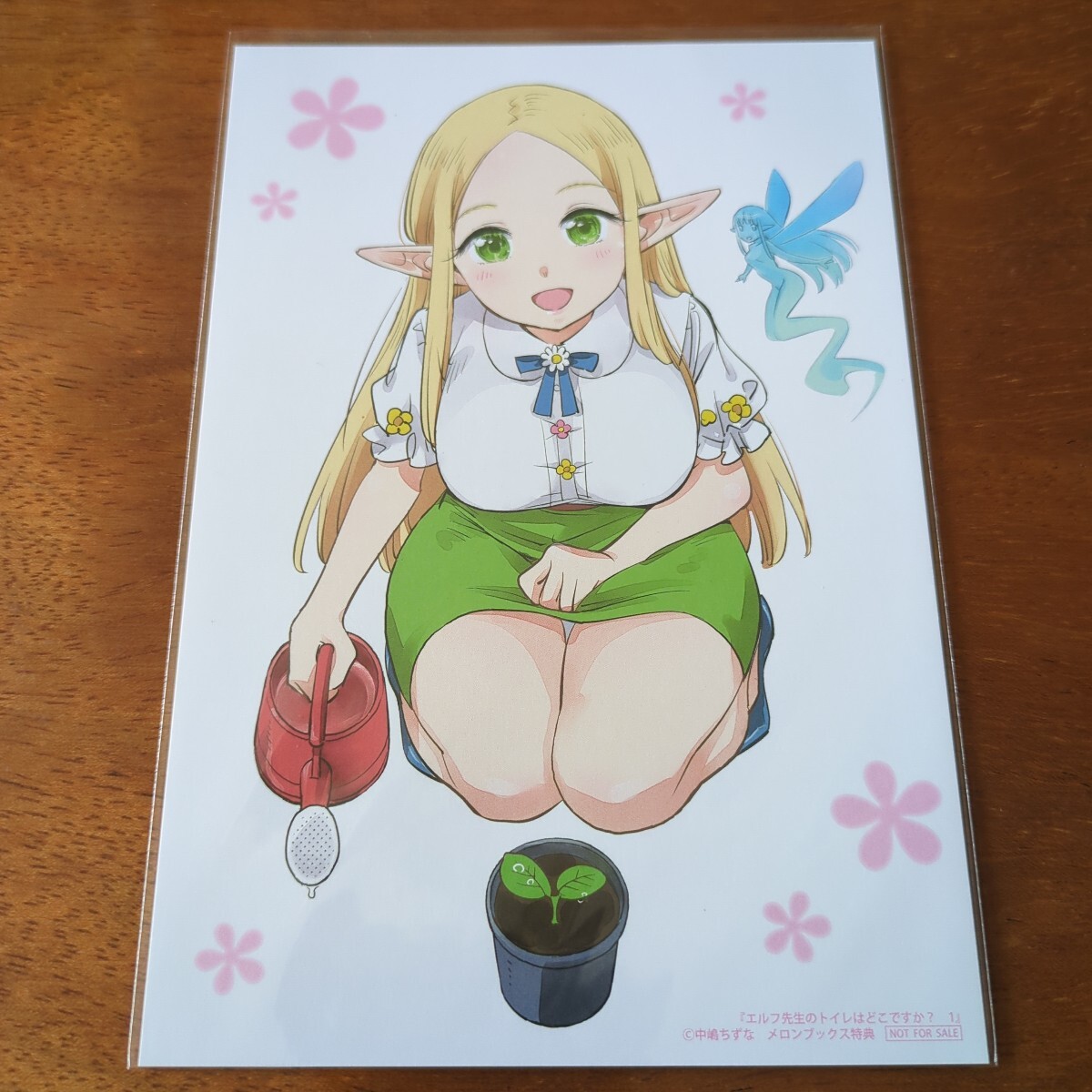 エルフ先生のトイレはどこですか? 1巻 メロンブックス購入特典 イラストカード 中嶋ちずな拍卖