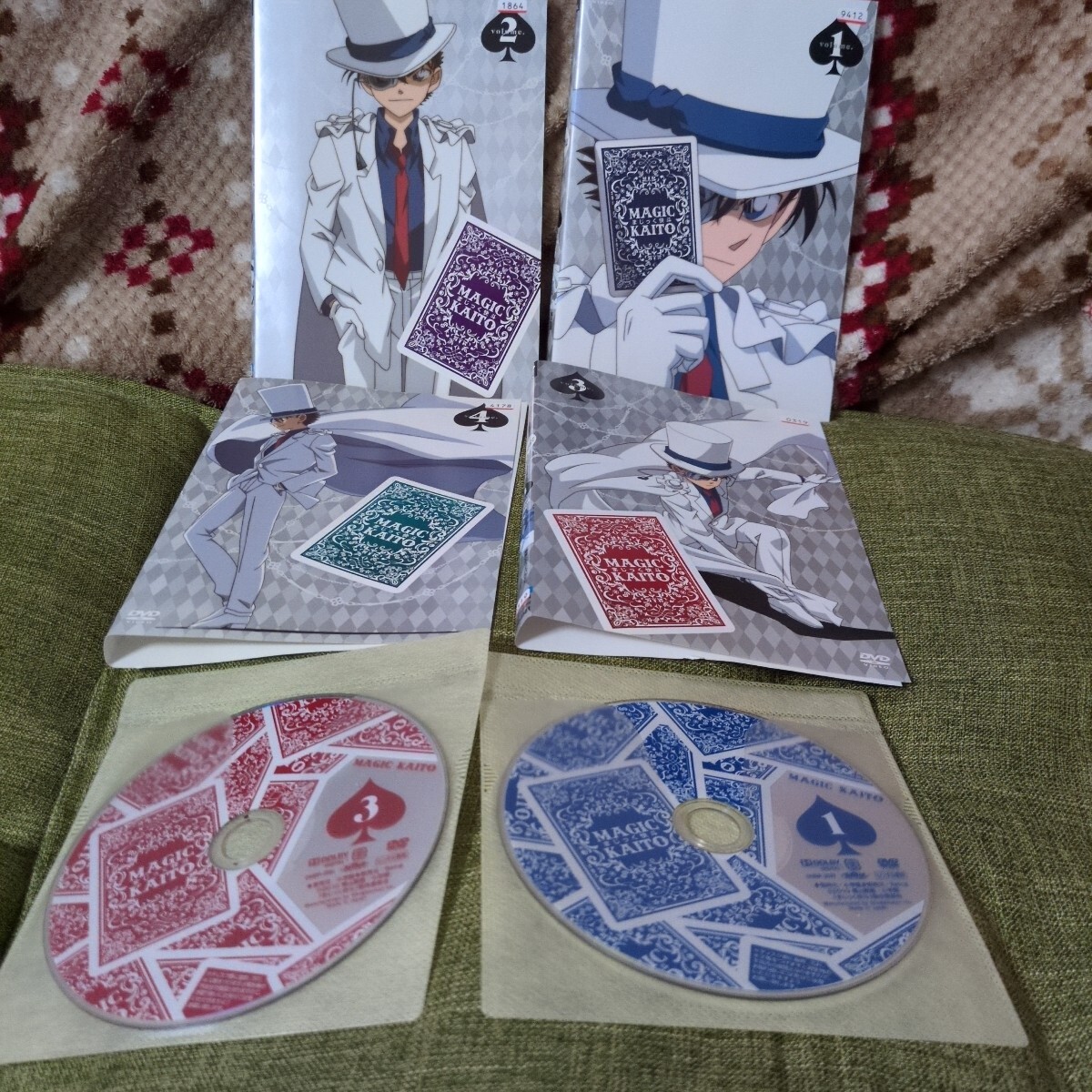 「まじっく快斗 全4枚 第1話~第12話 最終話 全巻セット 」レンタルDVD 全編視聴確認済 送料無料拍卖