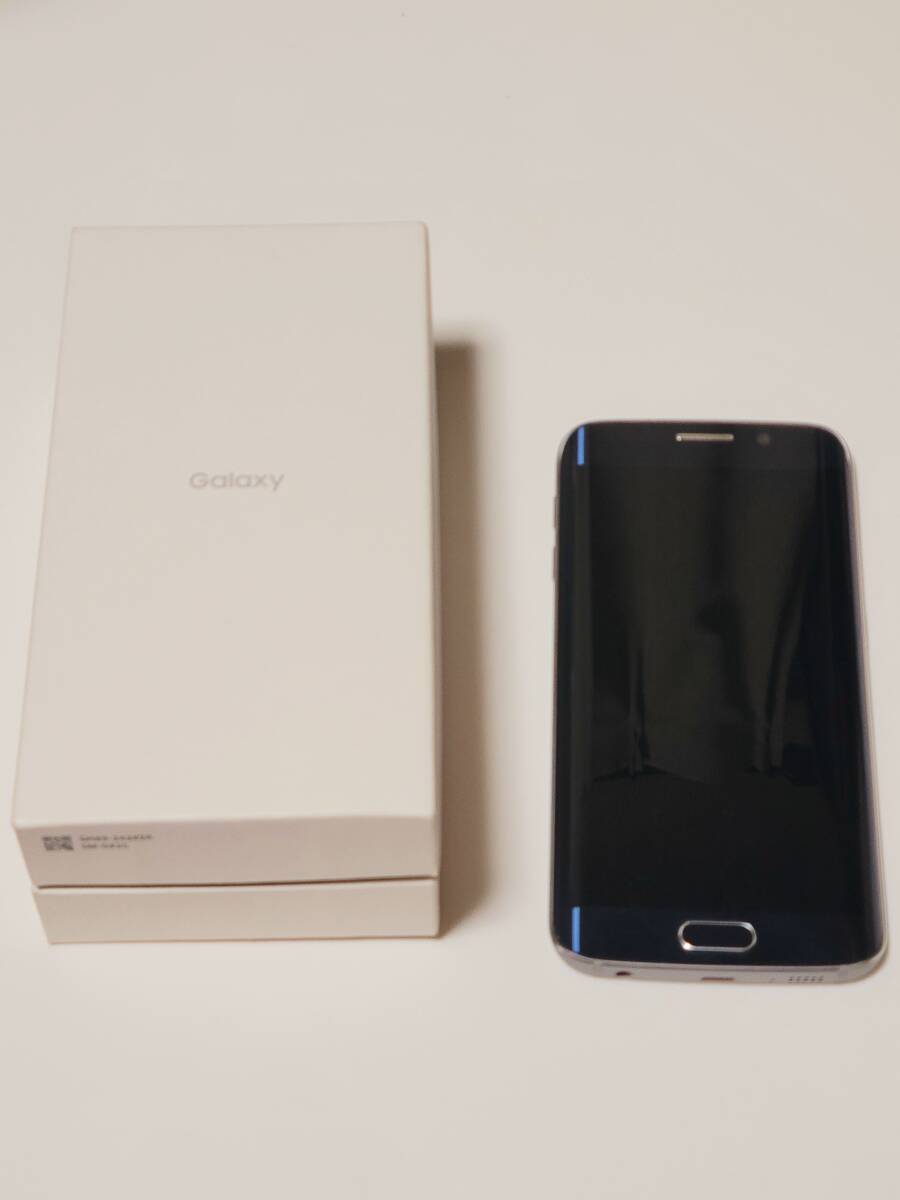 GalaxyS6 edge(64GB)★ブラックサファイヤ白ロム★Samsung(SoftBank)【訳アリ】拍卖