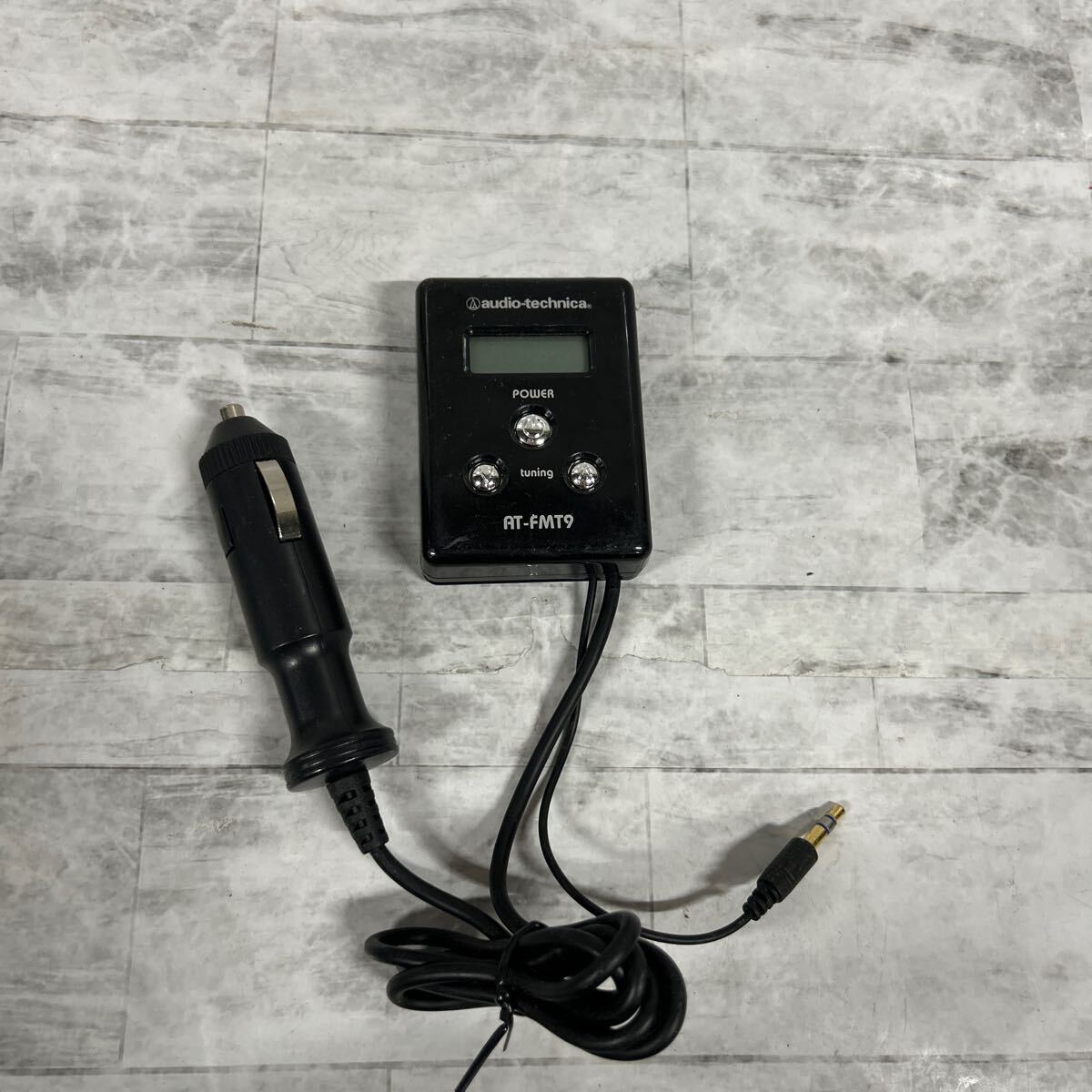 SKAM-557 ▲ FMステレオトランスミッター AT-FMT9 オーディオテクニカ 通電未確認 ブラック拍卖