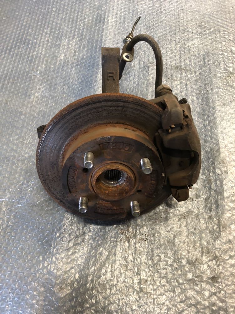 ワゴンR MH21S フロント 右 ハブナックル ブレーキ キャリパー ローター C-下拍卖