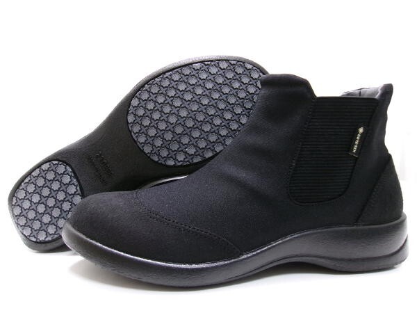 新品★ASAHI アサヒシューズ★TOP DRY トップドライ★ショートブーツ レインブーツ GORE-TEX ゴアテックス 防水透湿 23EEE ブラック 日本製拍卖