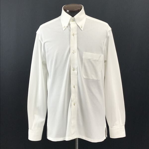 パーフェクトスーツファクトリー/P.S.FA★ボタンダウンシャツ【メンズ39-82/白/white】Perfect Suit FActory/Tops/Shirts◆BH655拍卖