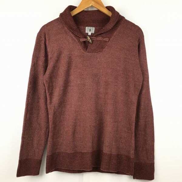 TK/タケオキクチ 襟付きセーター サイズ2 ワインレッド 管NO.A20-35拍卖