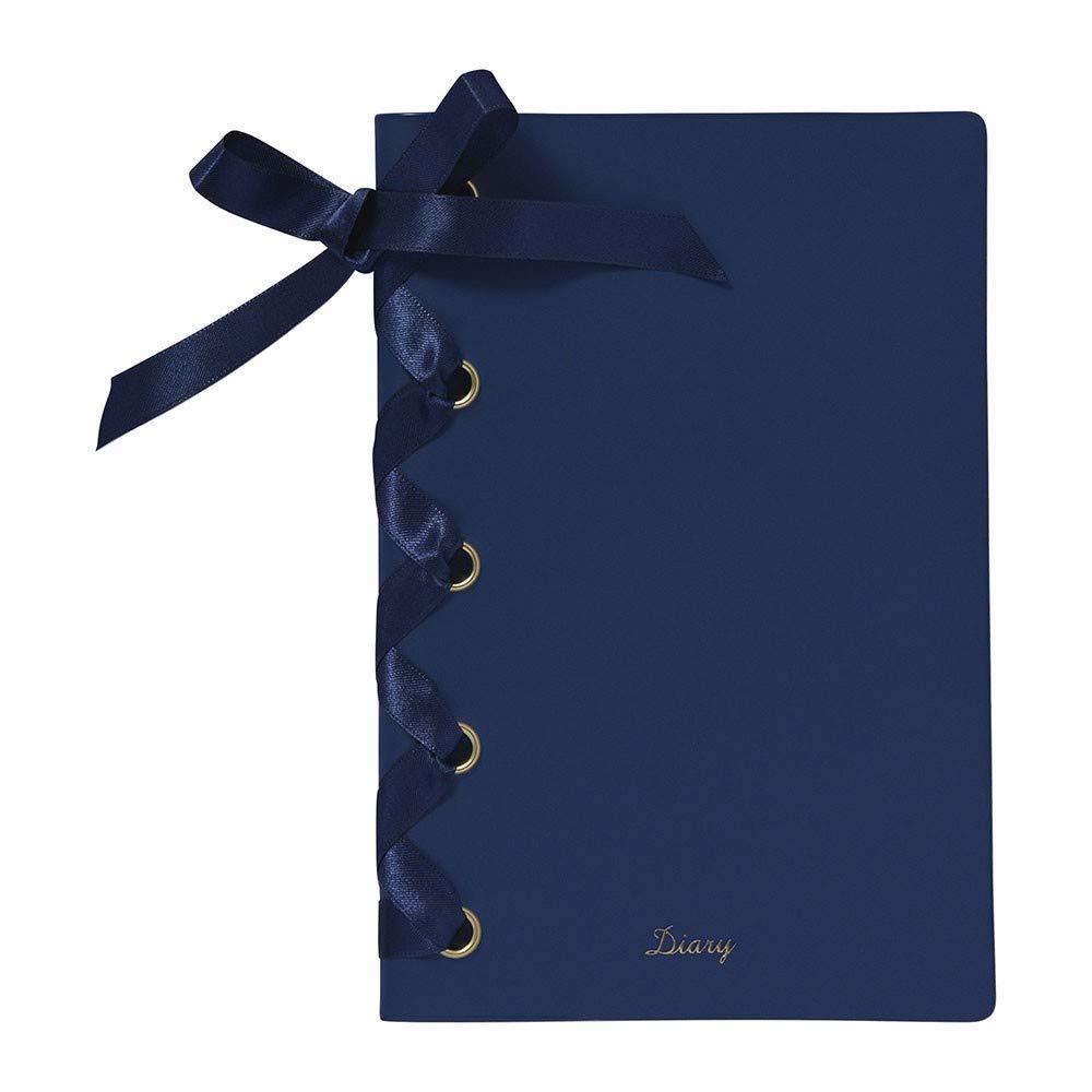 § マークス 手帳 2020 スケジュール帳 ダイアリー ウィークリー・レフト B6変型 レースアップ ネイビー拍卖