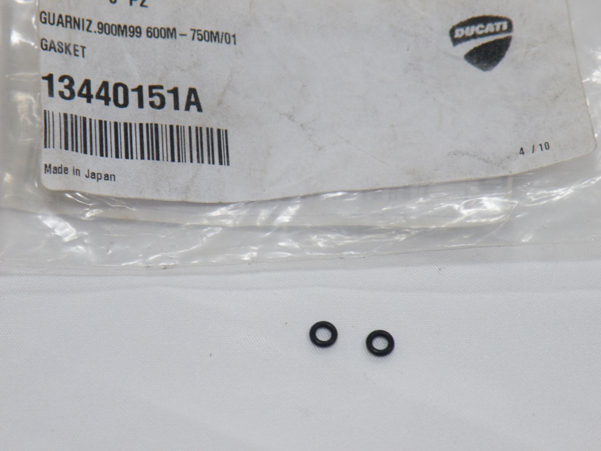 送料無料! 未使用 ドゥカティ DUCATI 純正O-RING 13440151A 2個入り RHA0033拍卖