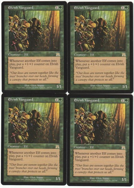 ONS エルフの先兵/Elvish Vanguard 英語4枚セット拍卖