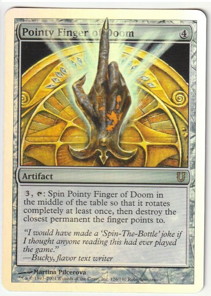 UNH Foil Pointy Finger of Doom 英語1枚拍卖