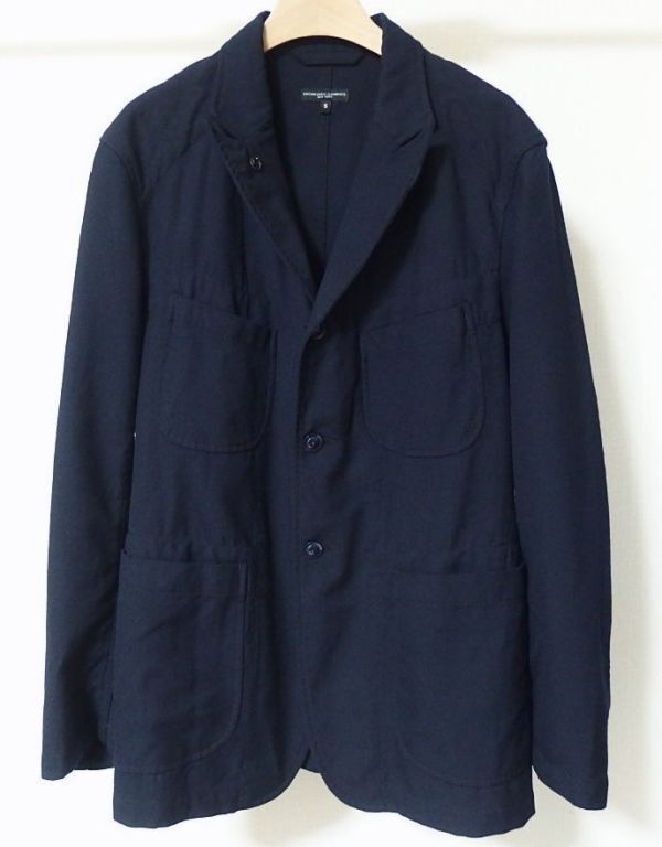 Engineered Garments エンジニアードガーメンツ Bedford Jacket Wool Uniform Serge ベッドフォード ジャケット S 紺 ユニフォームサージ拍卖