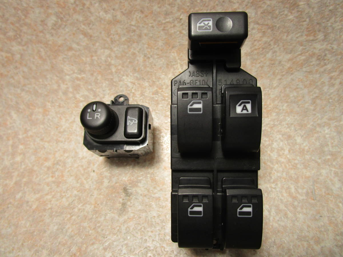 ムーヴ L175S パワーウィンドウスイッチ ドアミラースイッチ 84820-B2210 515385-000□拍卖