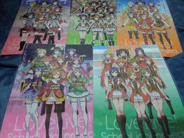5点セット クリアファイル ラブライブ! sega拍卖