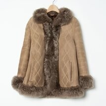 HIROKI(横浜元町ヒロキ) ムートン ショートコート レディス 古着 297968-356BA拍卖