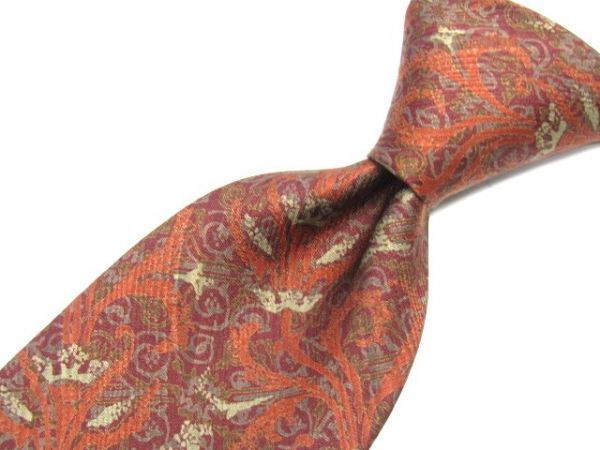 NORIKO KAZUKI(ノリコカズキ) シルクネクタイ リーフ柄 847277C01R19拍卖