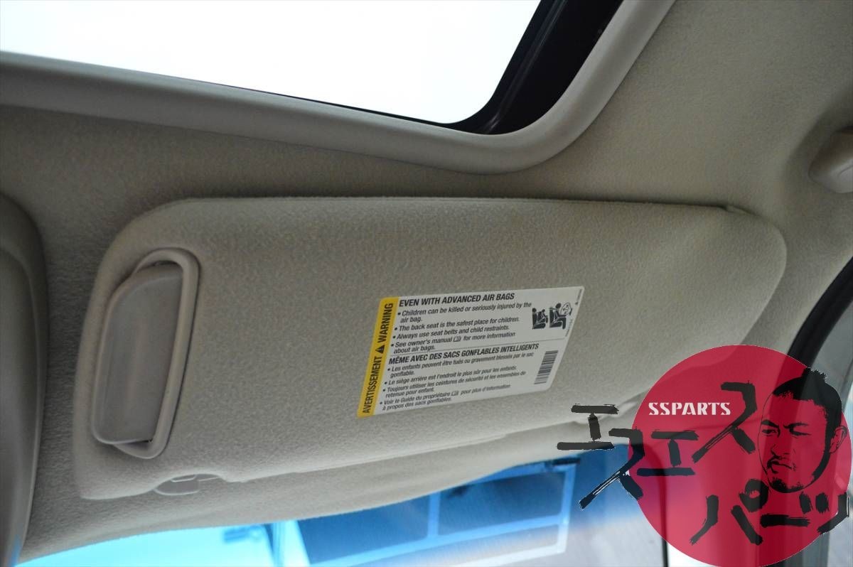 SSParts 助手席サンバイザー 2003年エスカレードESV ベージュ 部品取り車拍卖