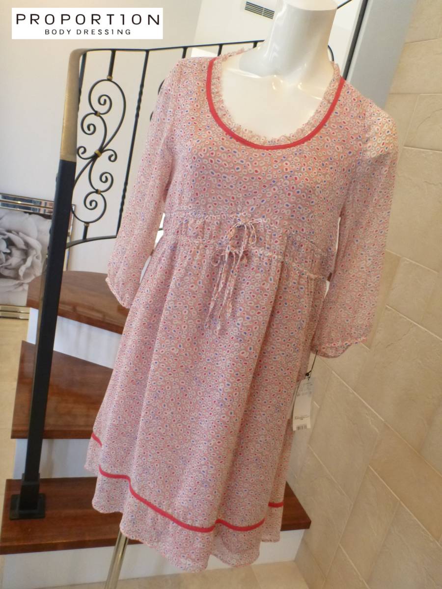 新品 PROPORTION BODY DRESSING(プロポーションボディドレッシング ピンク系 ワンピース 3 L相当拍卖