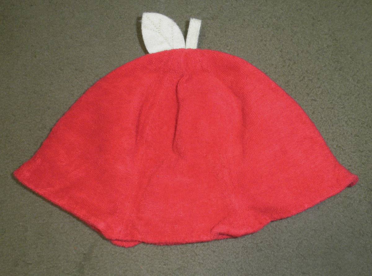 コムサイムズ タオル地 リンゴ 帽子 44cm拍卖
