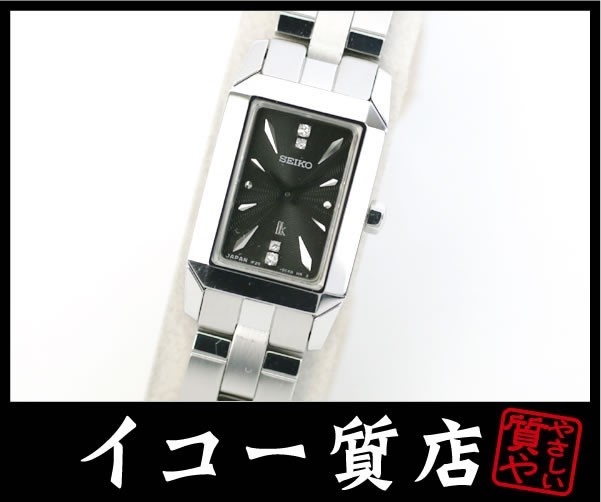 イコー質店 セイコー ★希少モデル ルキア スパークリング SSVX089 レディース 4Pダイヤ クオーツ 美品 RY5360拍卖