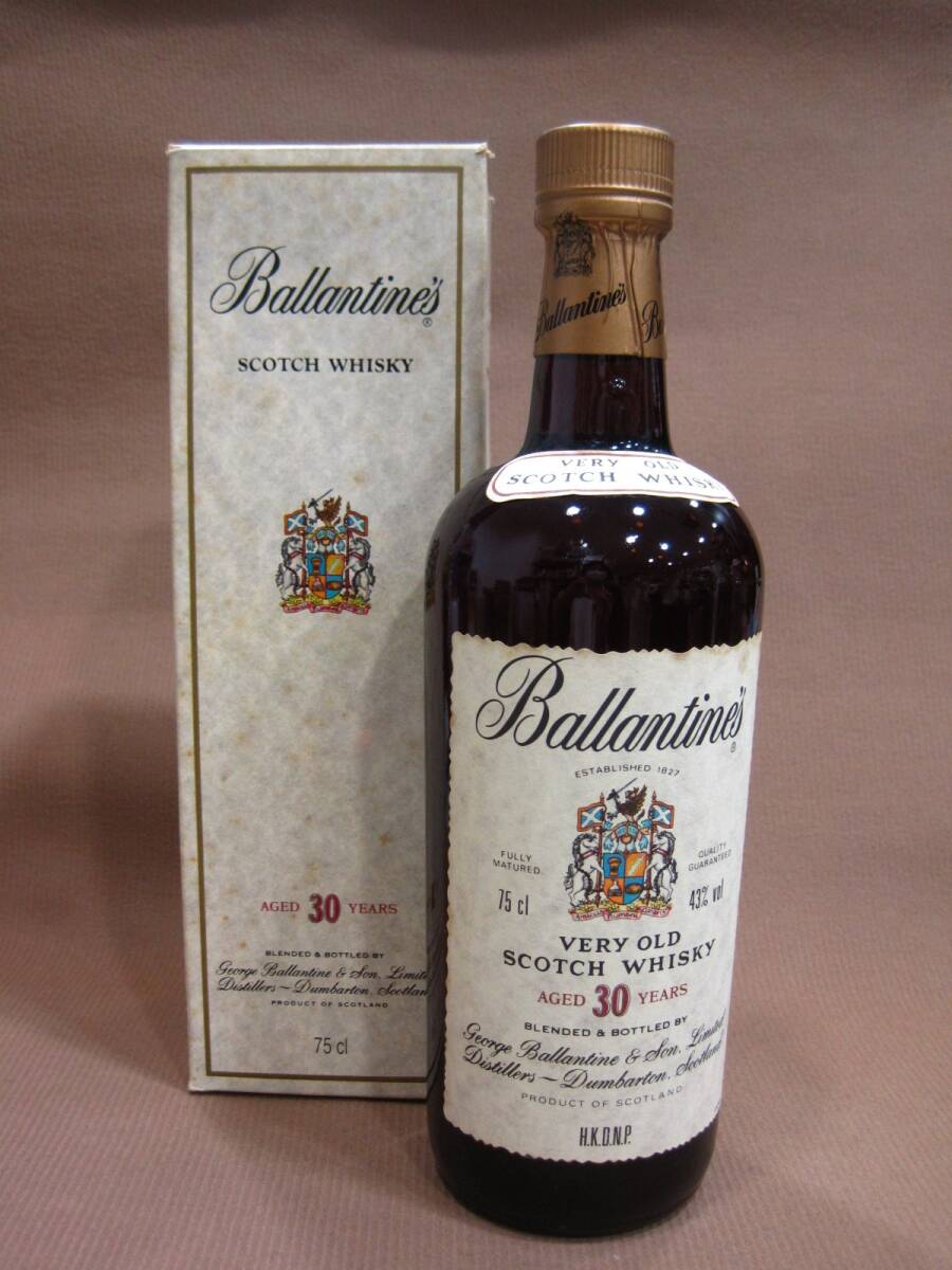 S2-137◆即決 古酒 Ballantine's バランタイン 30年 750ml 43度 スコッチ ウイスキー拍卖