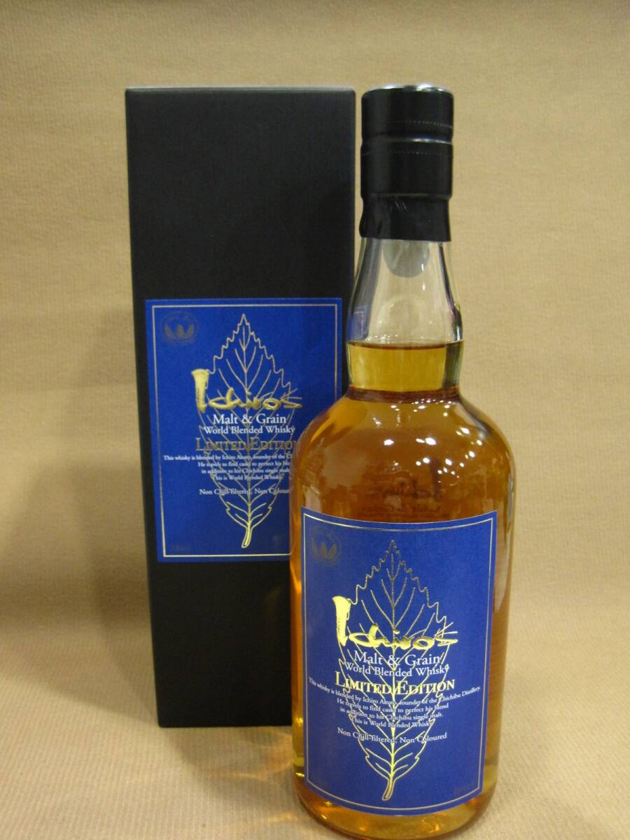 C1-365◆即決 千葉県内発送限定 古酒 Ichiro's Malt&Grain World Blended Limited Edition イチローズ モルト&グレーン 700ml 48%拍卖