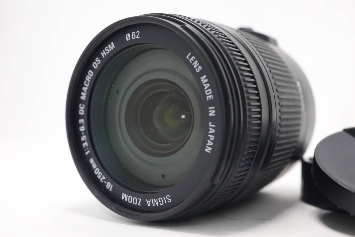★実用品★シグマ SIGMA DC 18-250mm F3.5-6.3 MACRO HSM ニコン用 《フロントキャップ リアキャップ 付き!》 #0985 C0867 #00511拍卖