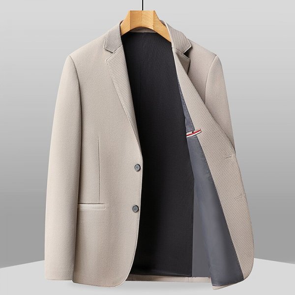 テーラードジャケット カジュアルジャケット スーツジャケット メンズ*新品 ブレザー 春服秋服紳士服【MA05】カーキ【M-4XL選択】拍卖