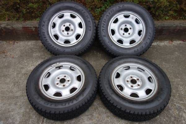 バリ山★スタッドレス■トヨタ★ファルケンLANDAIR/SL 215/70R16★千葉県発 手渡しOK ランドクルーザー ハリアー サーフ 車検用拍卖