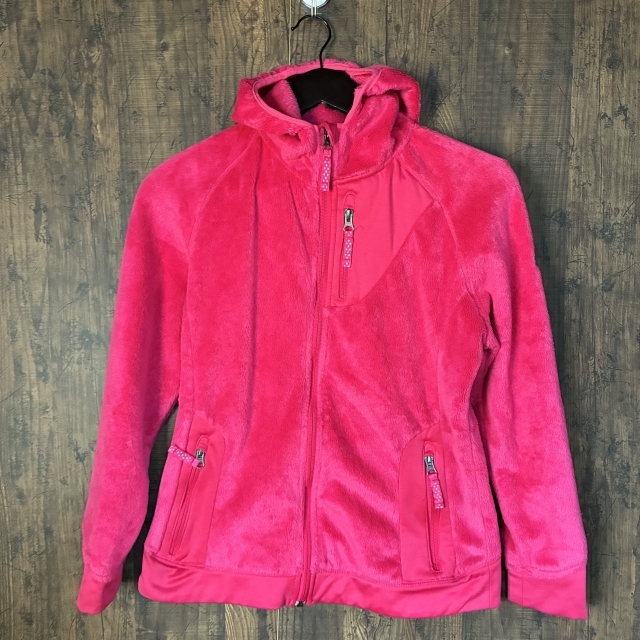 M40◇SNOZU | スノズ フリースジャケット ピンク Lサイズ(14/16) 中古品拍卖