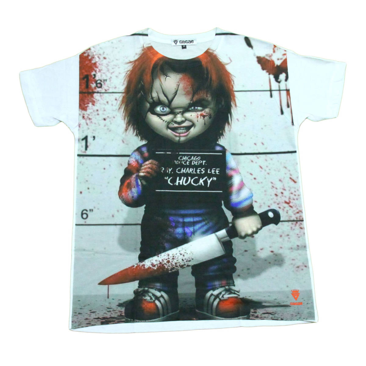 映画 チェイルドプレイ チャッキー 人気 ホラー アメリカ おしゃれ ストリート系 デザインTシャツ おもしろTシャツ メンズ 半袖 ★M751M拍卖