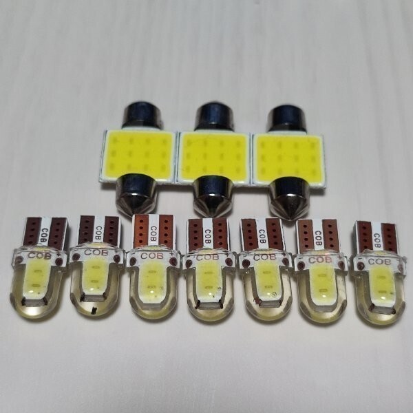 C26 セレナライダー 超爆光! T10 LED ルームランプ スモール ナンバー灯 10個セット ホワイト 日産 /c2/t31拍卖