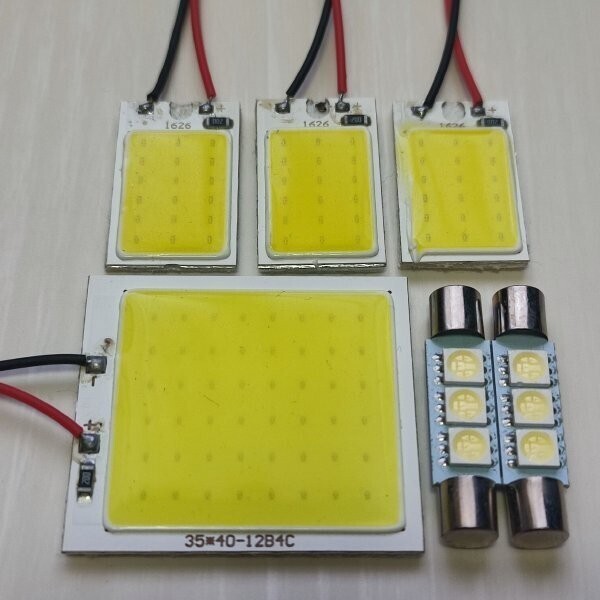 GUD GUE クロストレック 超爆光! T10 LED ルームランプ COB全面爆光 6個セット ホワイトスバル /c48/c18/f3拍卖