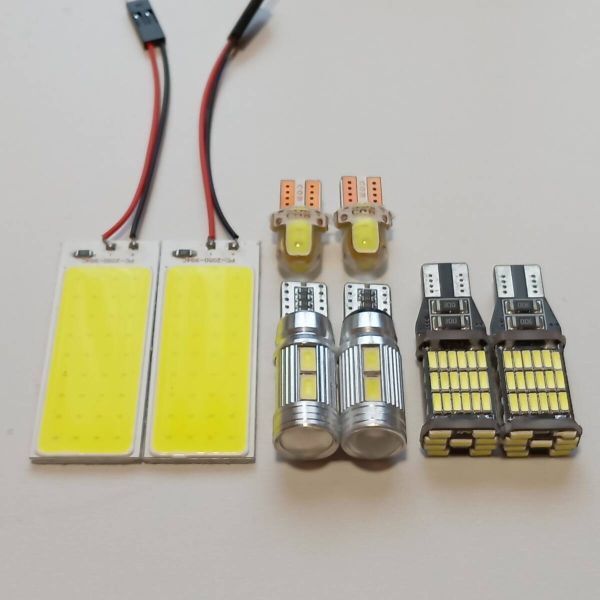 超爆光!ノート E12系 T10 LED ルームランプ バックライト ポジション球 ナンバー灯 8個セット ホワイト 日産 /45/10/c2/c36拍卖