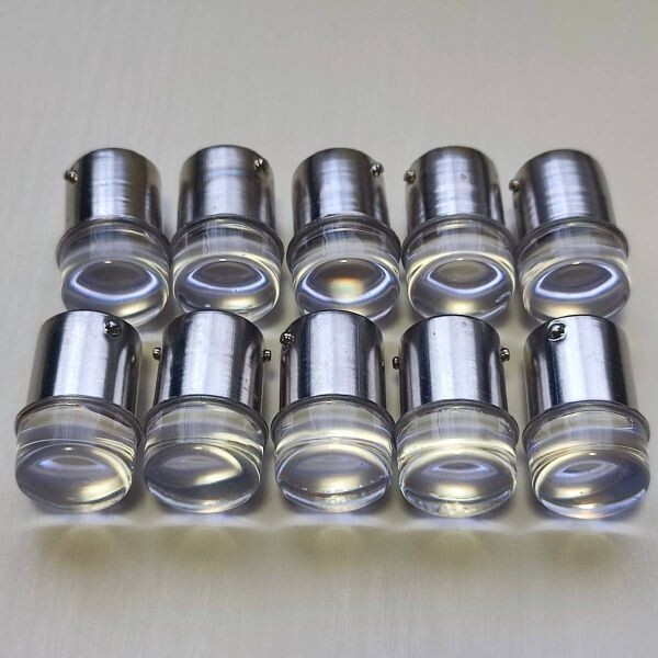 新作!BA15S クリアレンズ LED 24V オレンジ 10個セット S25 平行ピン バスマーカー ナマズ デコトラ デコトラレトロ アンバー拍卖