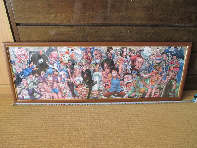 ワンピース★キャラ満載★特大ジグソーパズル★パネル入り完成品拍卖