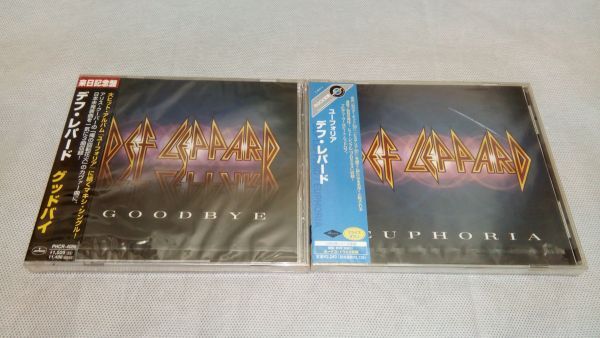 O02 送料無料【CD 2枚セット】新品未開封品あり ユーフォリア グッドバイ デフ・レパード拍卖