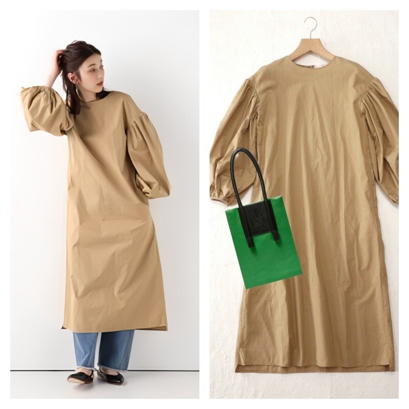 【送料無料】美品*4.1万 ARCH THE|FRAMeWORK購入♪ ボリュームスリーブワンピース(フレームワーク)拍卖