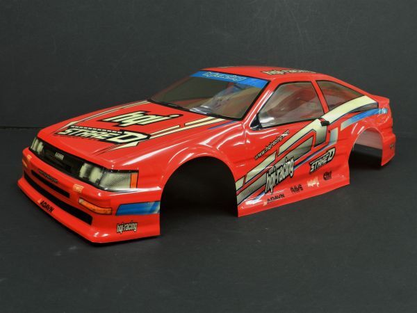 【激安・塗装済み】1/10 ドリフトラジコンカー用 スペアボディートヨタ 86レビン 赤拍卖