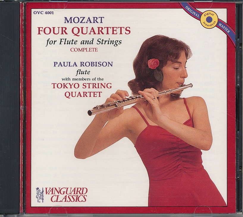 ポーラ・ロビンソン (Paula Robinson)/東京クァルテット モーツァルト:フルート四重奏曲 Four Quartets(complete)拍卖