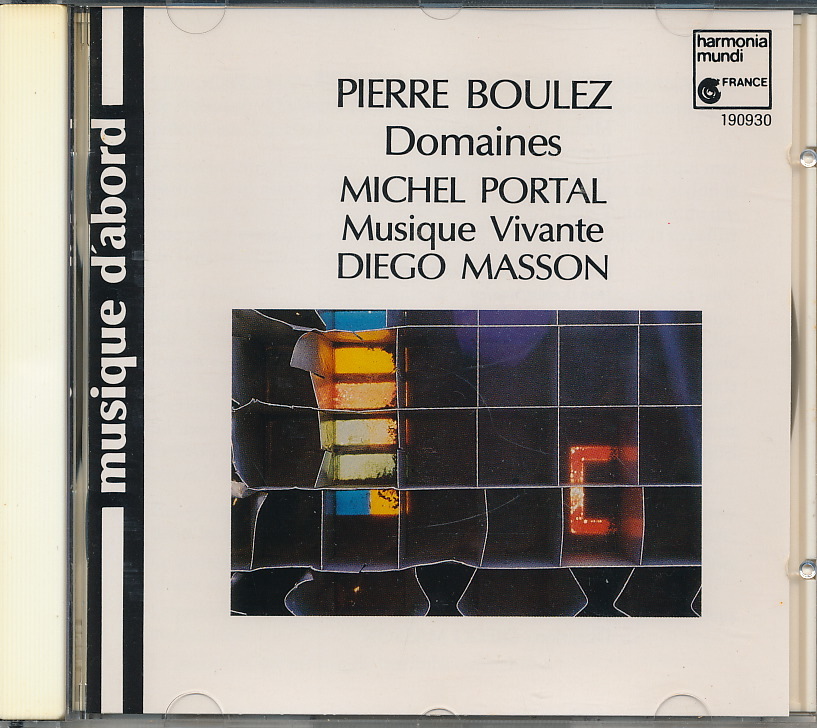 ミシェル・ポルタル (クラリネット) Michel Portal/Ensemble Musique Vivante  ブーレーズ Boules:ドメーヌ Domaines 輸入盤CD拍卖