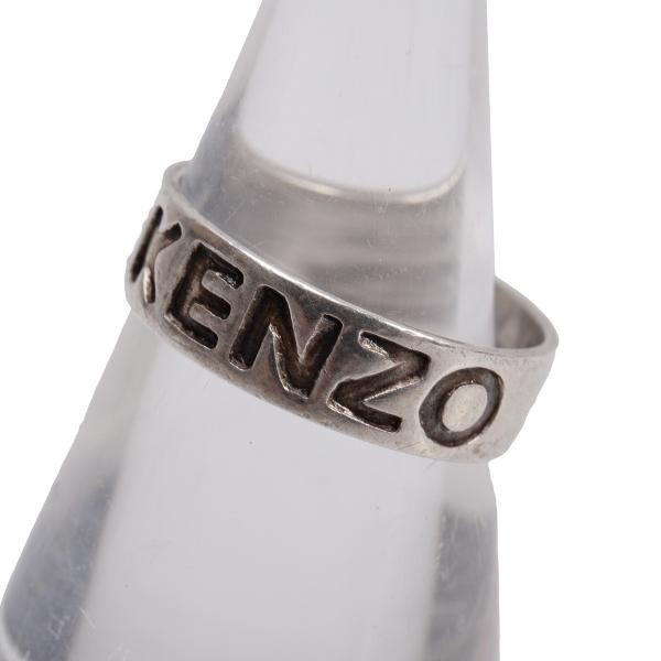 ケンゾーKENZO シルバー925 ロゴエンボスリング シルバー10号拍卖