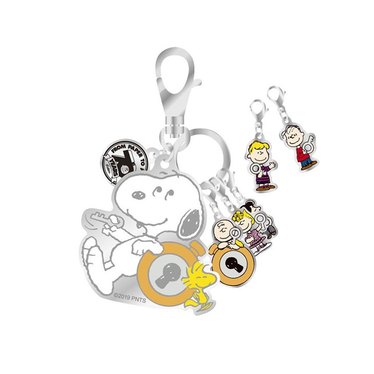 ピーナッツ70周年記念 スヌーピー タイムカプセル展 会場限定 5連キーホルダー 未開封新品 Peanuts Snoopy拍卖