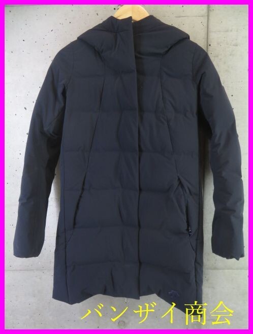 1030b13◆美品です◆DESCENTE デサント 水沢ダウン オルテライン ALLTERRAIN ELEMENT ロングダウンコート M/パーカージャケット/レディース拍卖