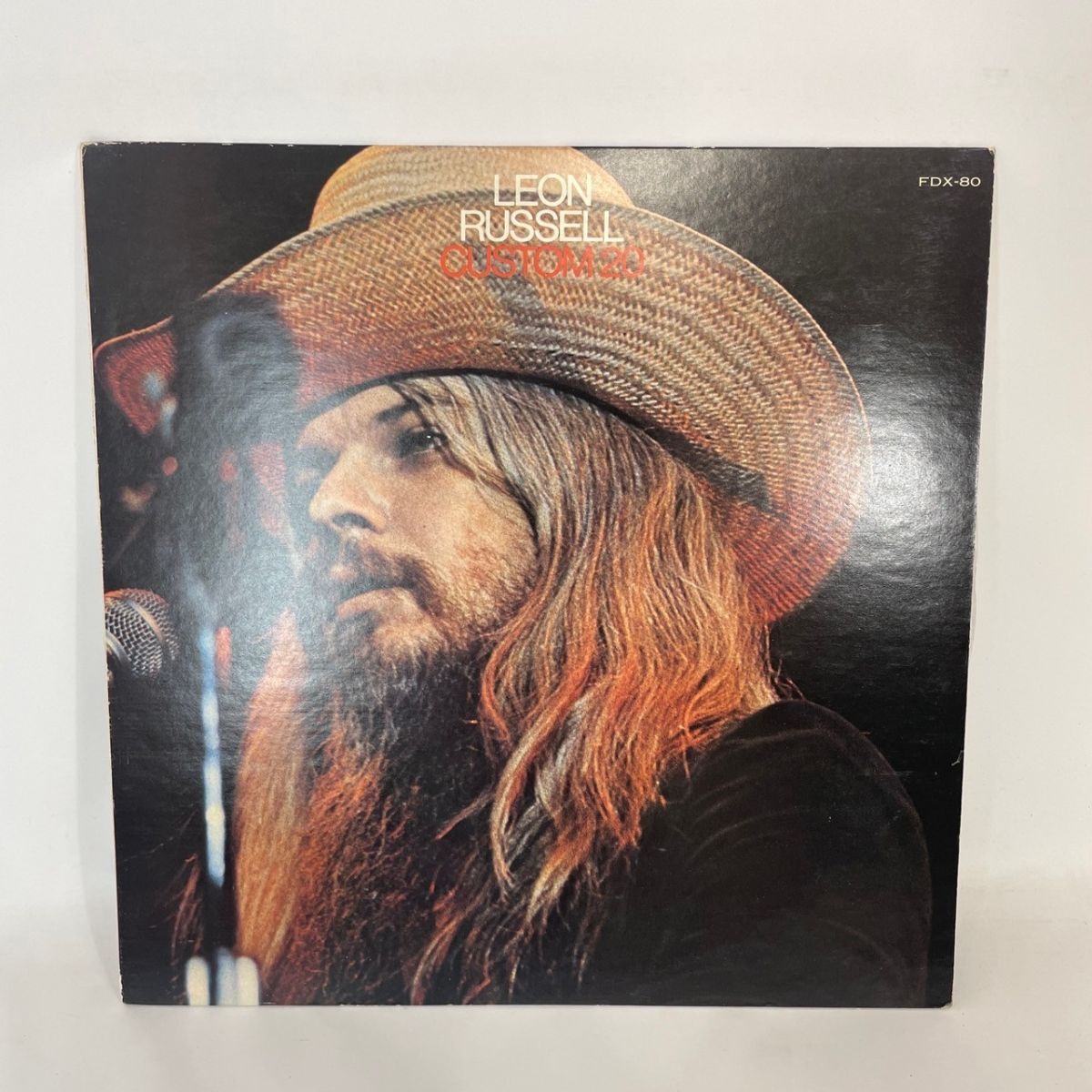 R301-24【国内盤 LP】レオン・ラッセル カスタム20 FDX-80 LEON RUSSELL CUSTOM20 1974 STEREO レコード 12inch インチ 動作未確認拍卖