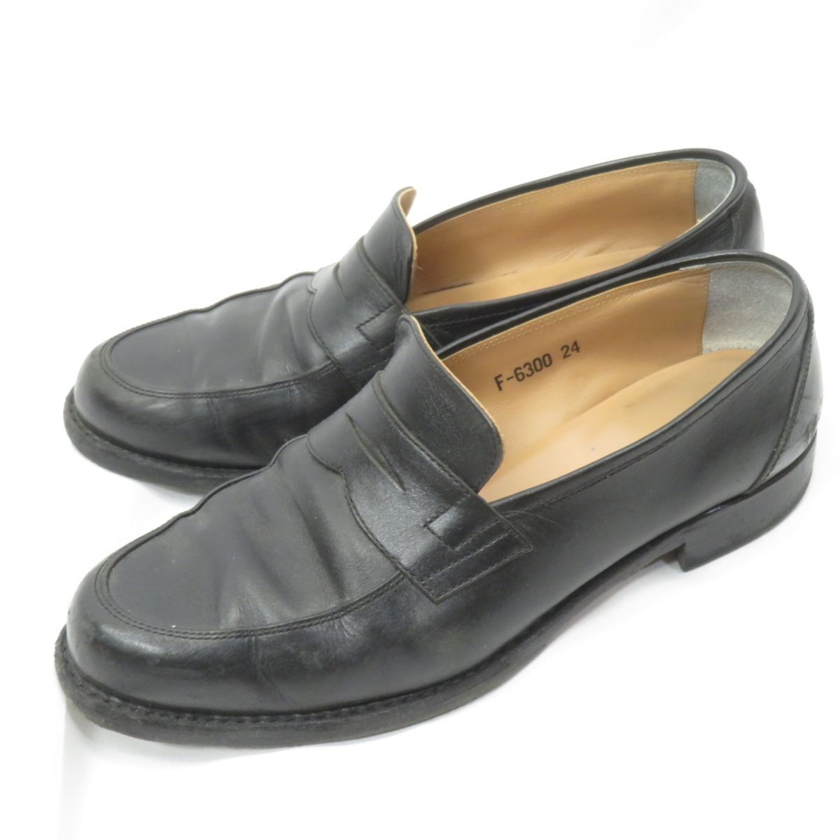 SCOTCH GRAIN コイン ローファーシューズ size24/スウェード 0302拍卖