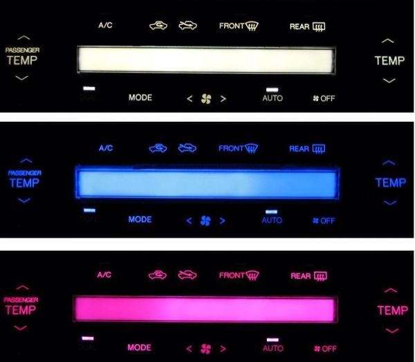 セルシオ UCF20/UCF21 エアコンパネルLED照明! ピンク拍卖