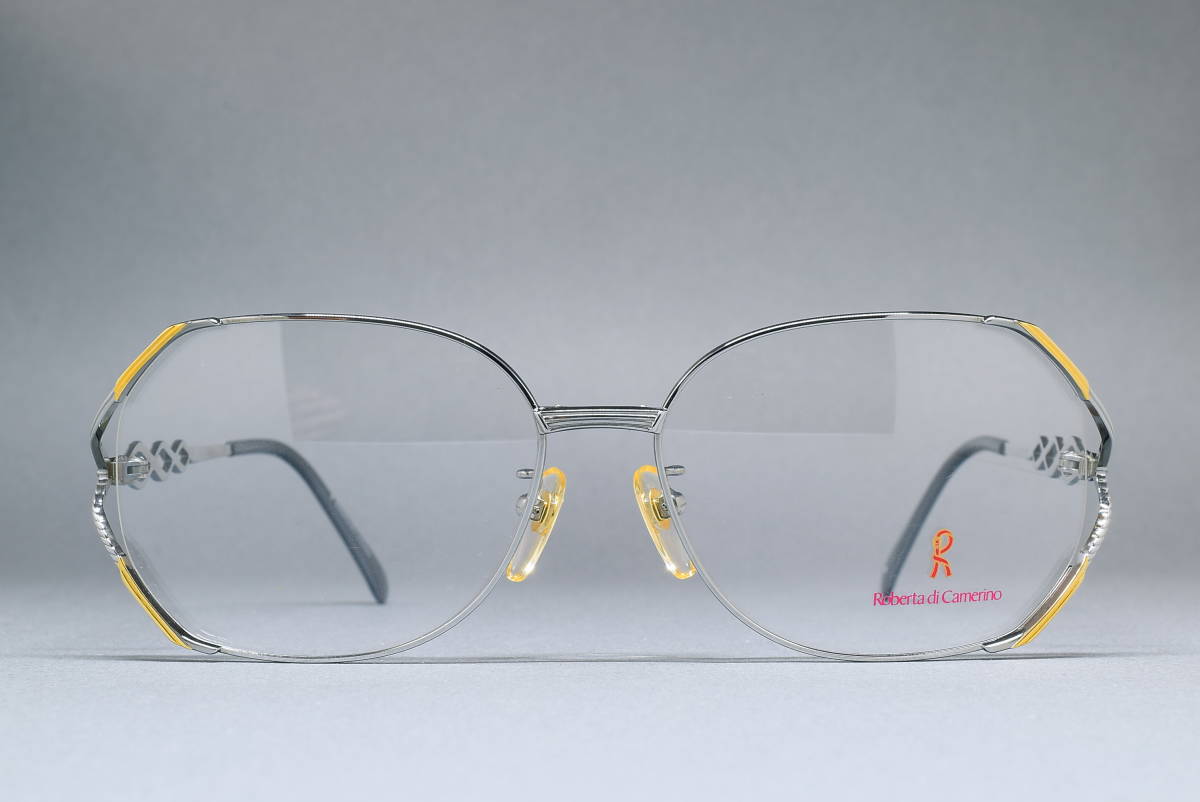 デッドストック ロベルタ ディ カメリーノ RB149 59-15 メガネ サングラス フレーム ピューター Roberta di Camerino拍卖