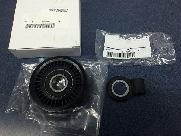 在庫希少!【未使用 スバル 純正】レガシィツーリングワゴン BP ベルトテンショナープーリー アジャスターセット拍卖
